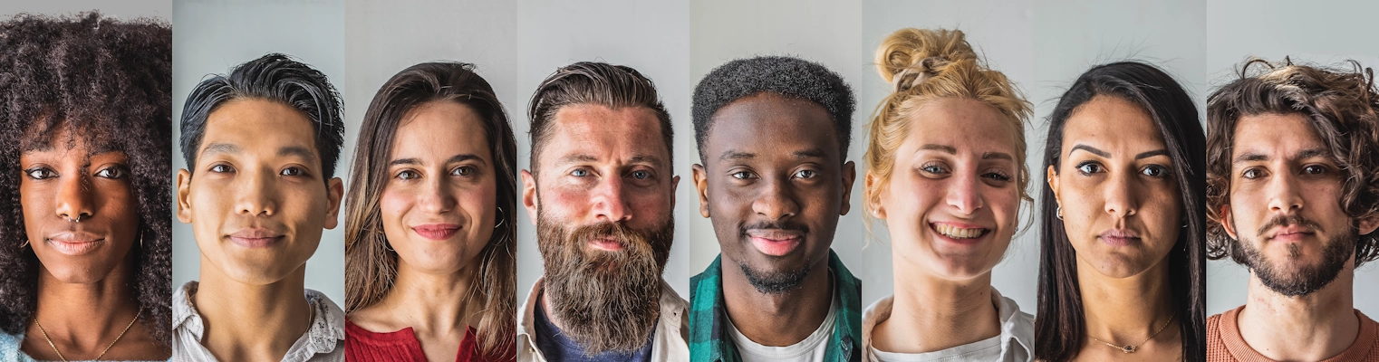 Zdjęcie twarze ludzi
