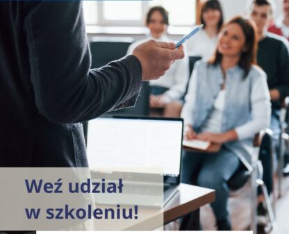 grafika zachęcająca do udziału w szkoleniu